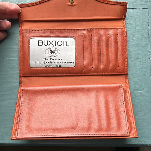 NWOT Vintage Buxton Cowhide Slim Leather Wallet - Picture 5 of 10